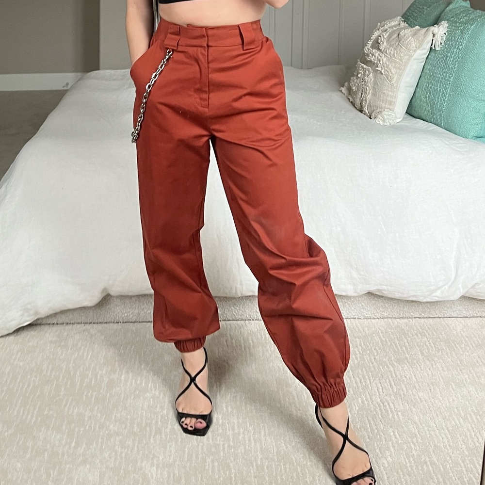 I AM GIA Cargo Pants XS Rust, Orange